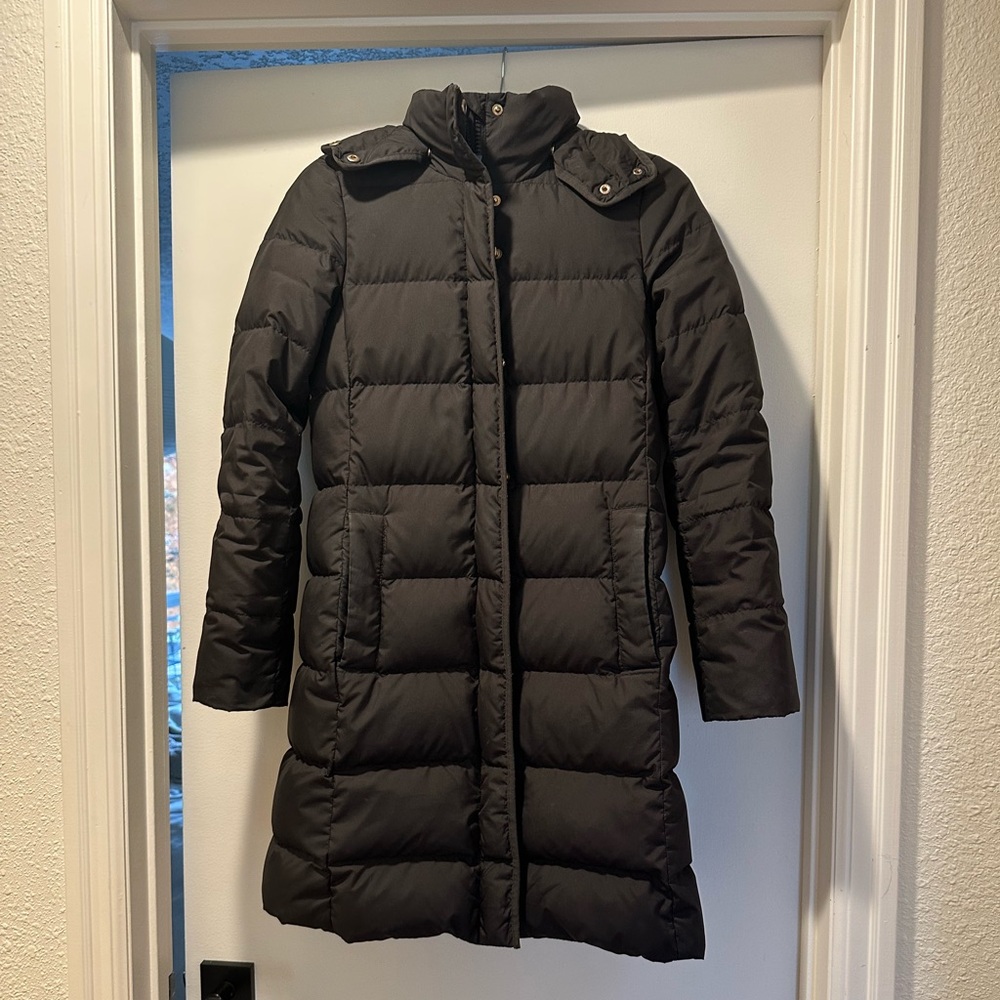 J. Crew Women's Dark Puffer Jacket